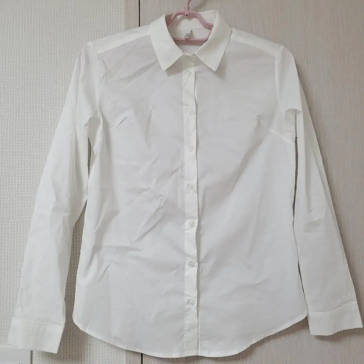 [CHUNKWON] Slim Fit White Shirt Women 44~66