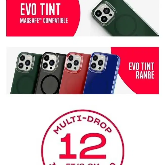 아이폰14프로 용 tech21 정품 evo tint 맥세이프 케이스