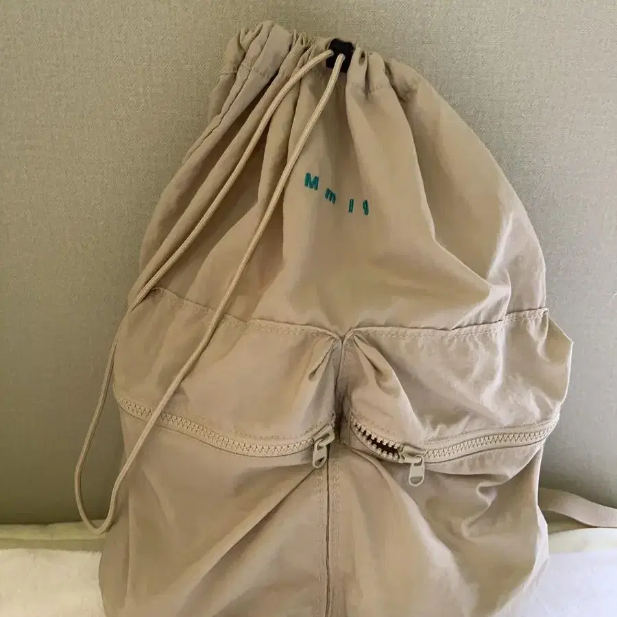 Mmlg -MICRO RUCKSACK (BEIGE) / 대학생백팩