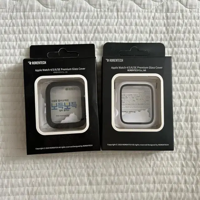 로랜텍 애플워치 풀커버 액정보호 케이스 44mm