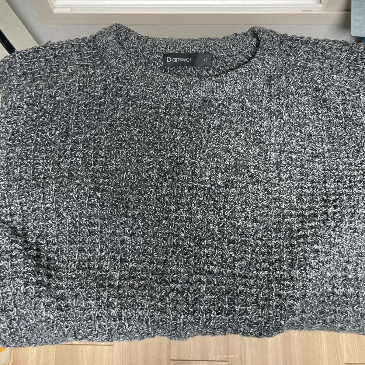 Men's Waffle Knit Gray 100