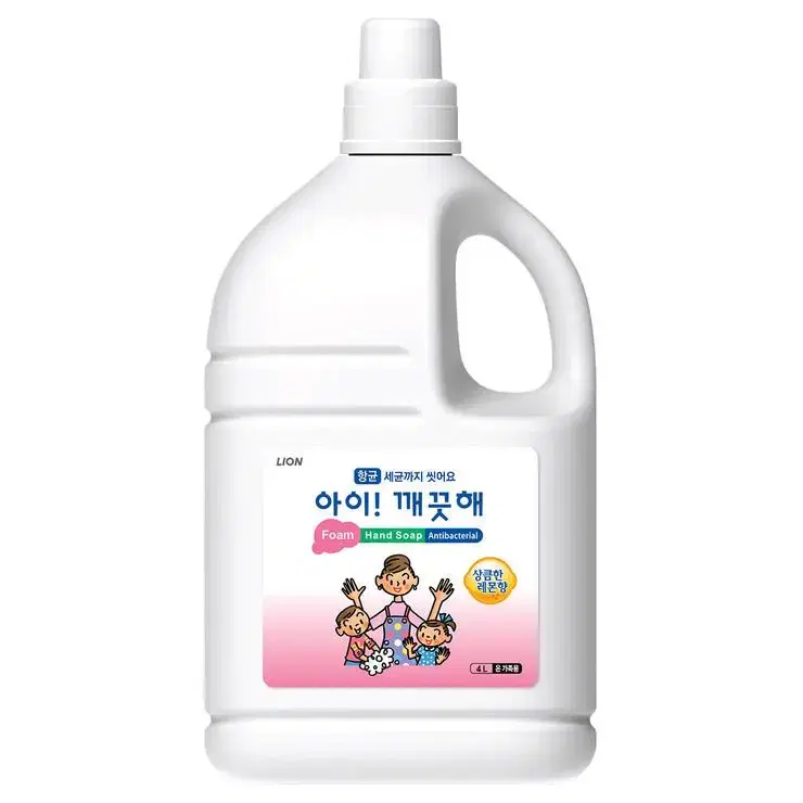 아이깨끗해 거품형 핸드솝 4L ( 490ml 공병 증정 )