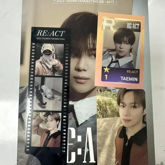 태민 REACT 팬미팅 세트 ( 미공포, 슈스엠, 팜플렛, 네컷필름)