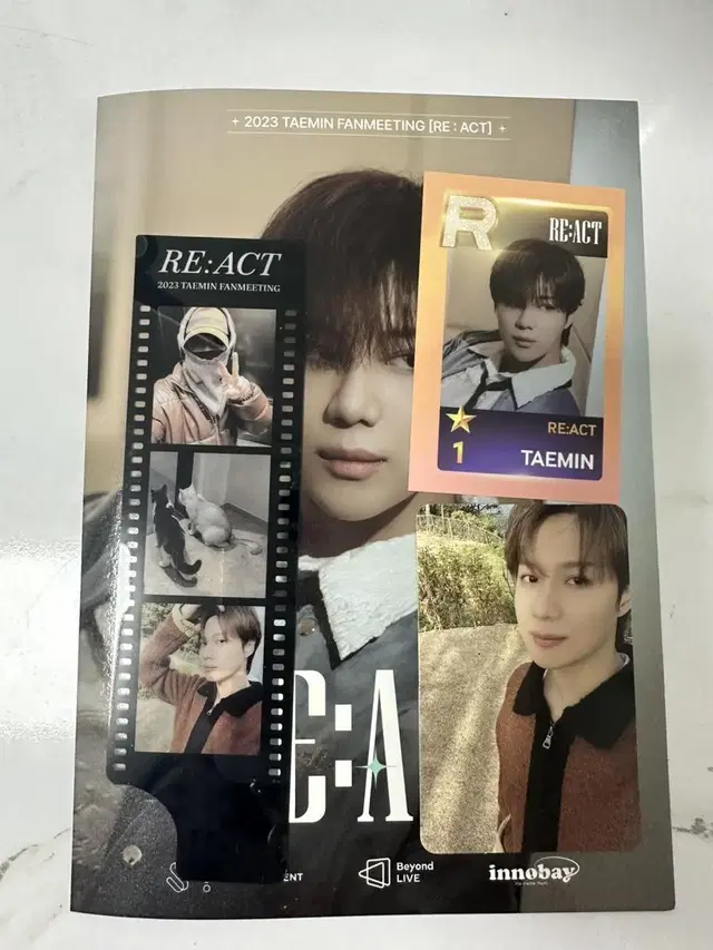 태민 REACT 팬미팅 세트 ( 미공포, 슈스엠, 팜플렛, 네컷필름)