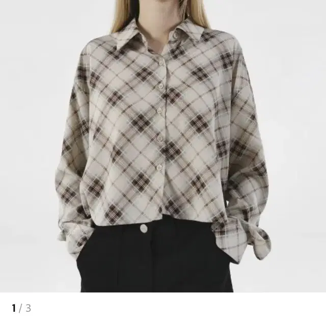 삽니다) 로켓런치 더 로켓 R CROP CHECK SHIRT 구합니다