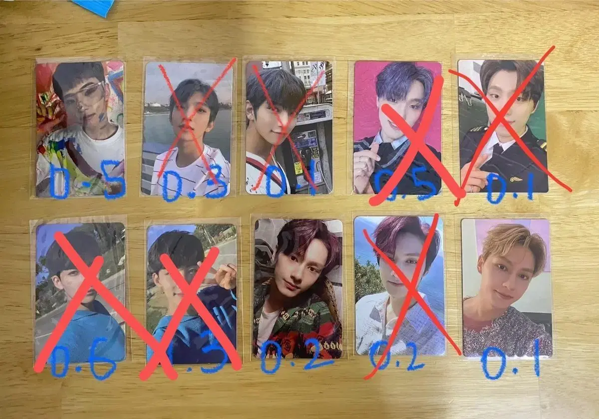 Seventeen Photocards (Hengarae, Feathersun, Ataka, Hitorijanai)