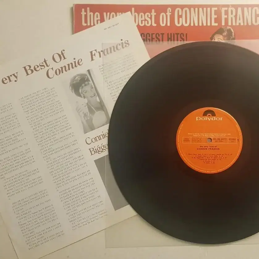 Pop/국내라이센스반/카니프란시스(Connie Francis) LP