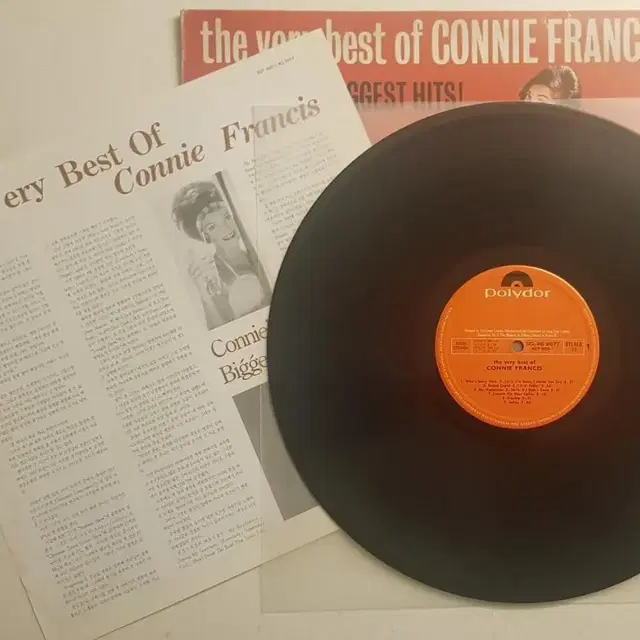 Pop/국내라이센스반/카니프란시스(Connie Francis) LP