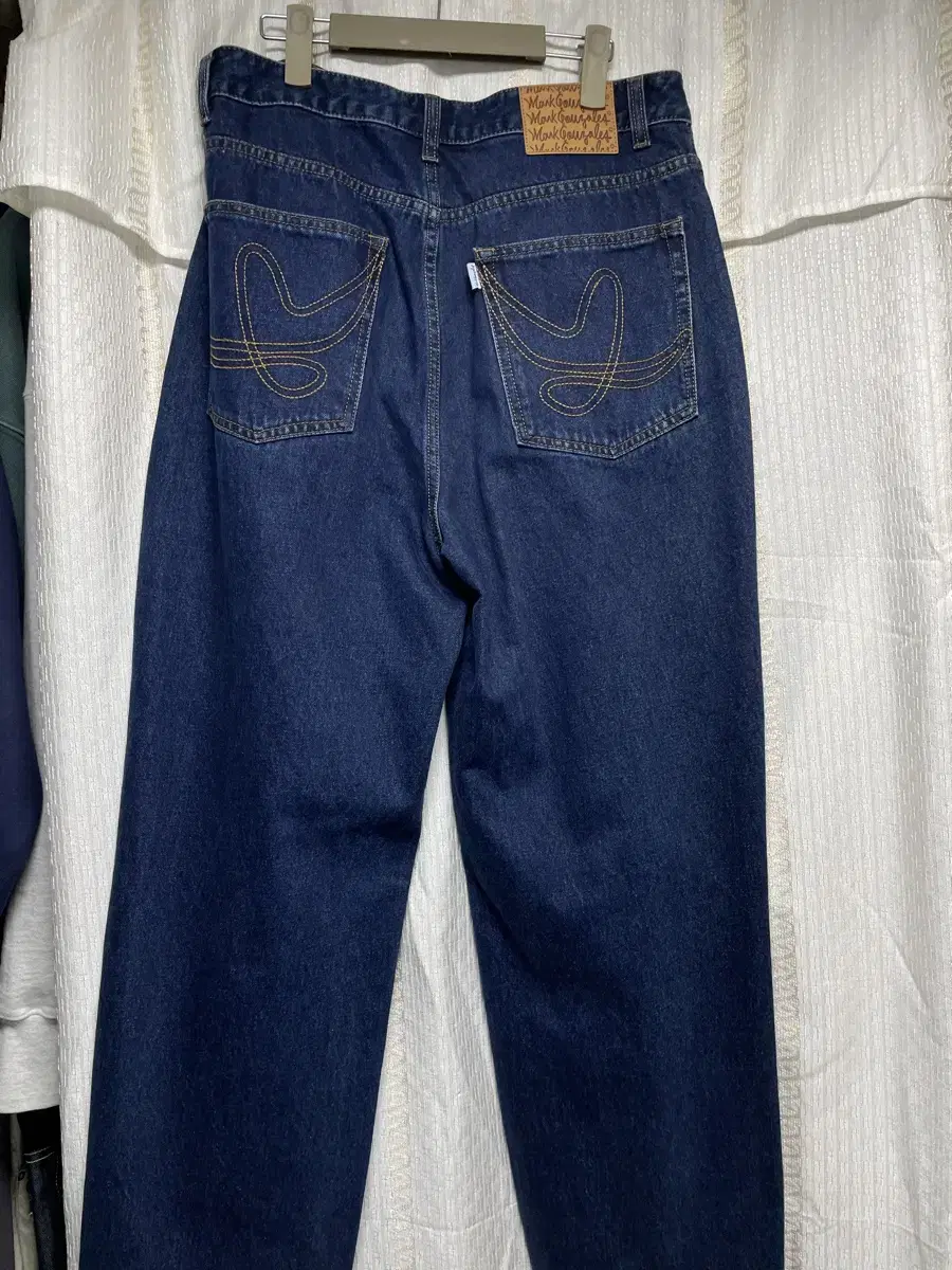 [L]Wakiwili Overfit Denim Pants Indigo