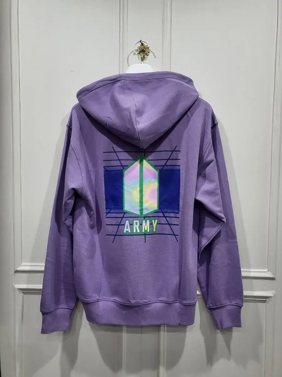 BTS Vintage Retro bora Zip-up Hoodie (M)