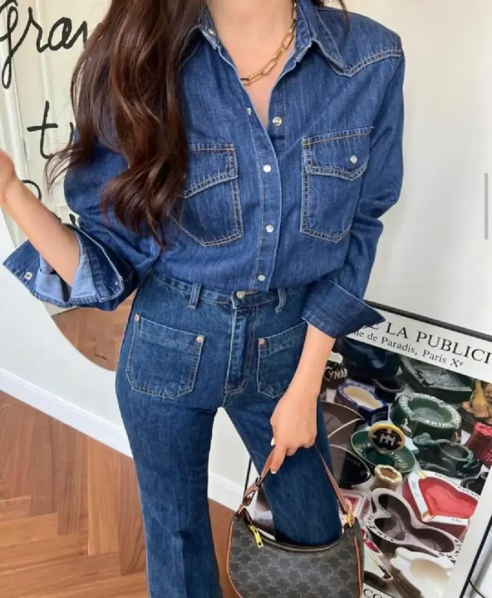 Le Fancy Denim Shirt