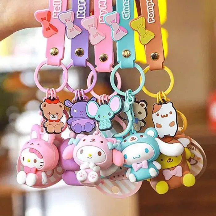 [100% Genuine, High Quality] Sanrio Animal Costume Figures keyring /Doll