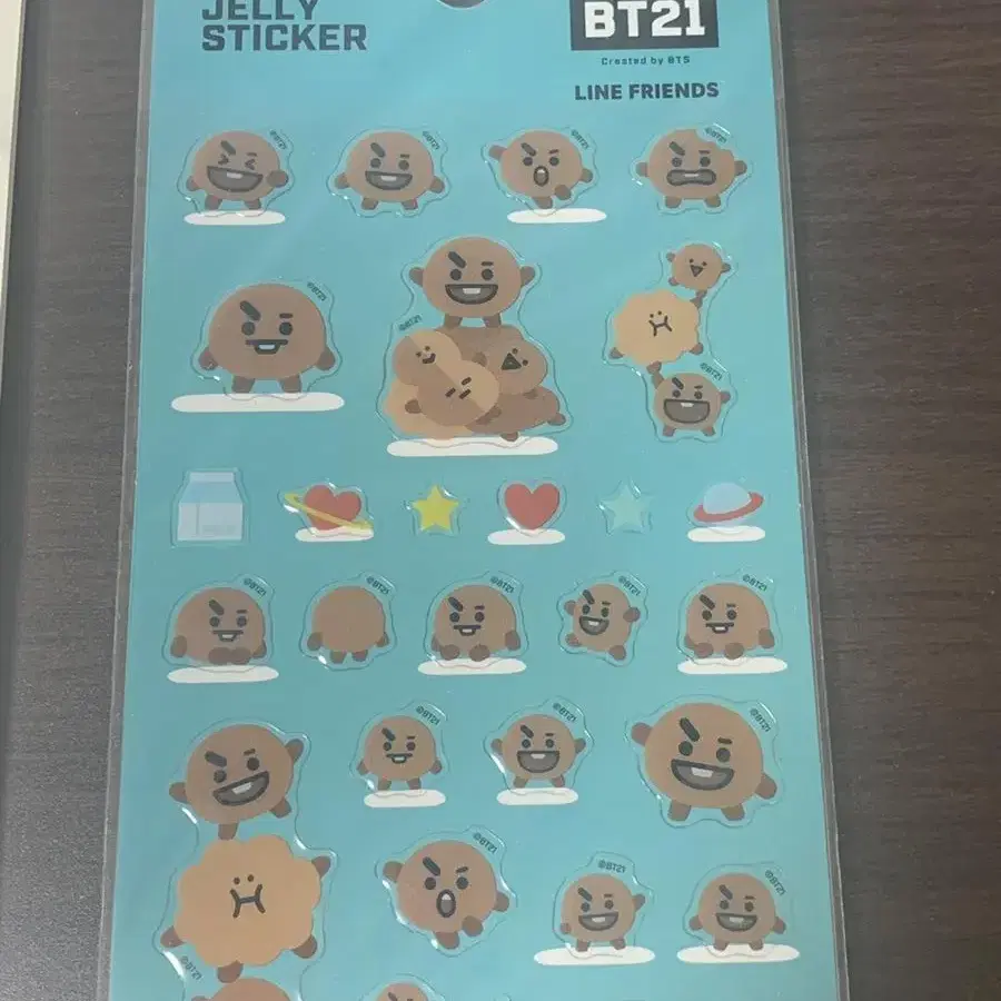 방탄 BT21 슈키 젤리스티커