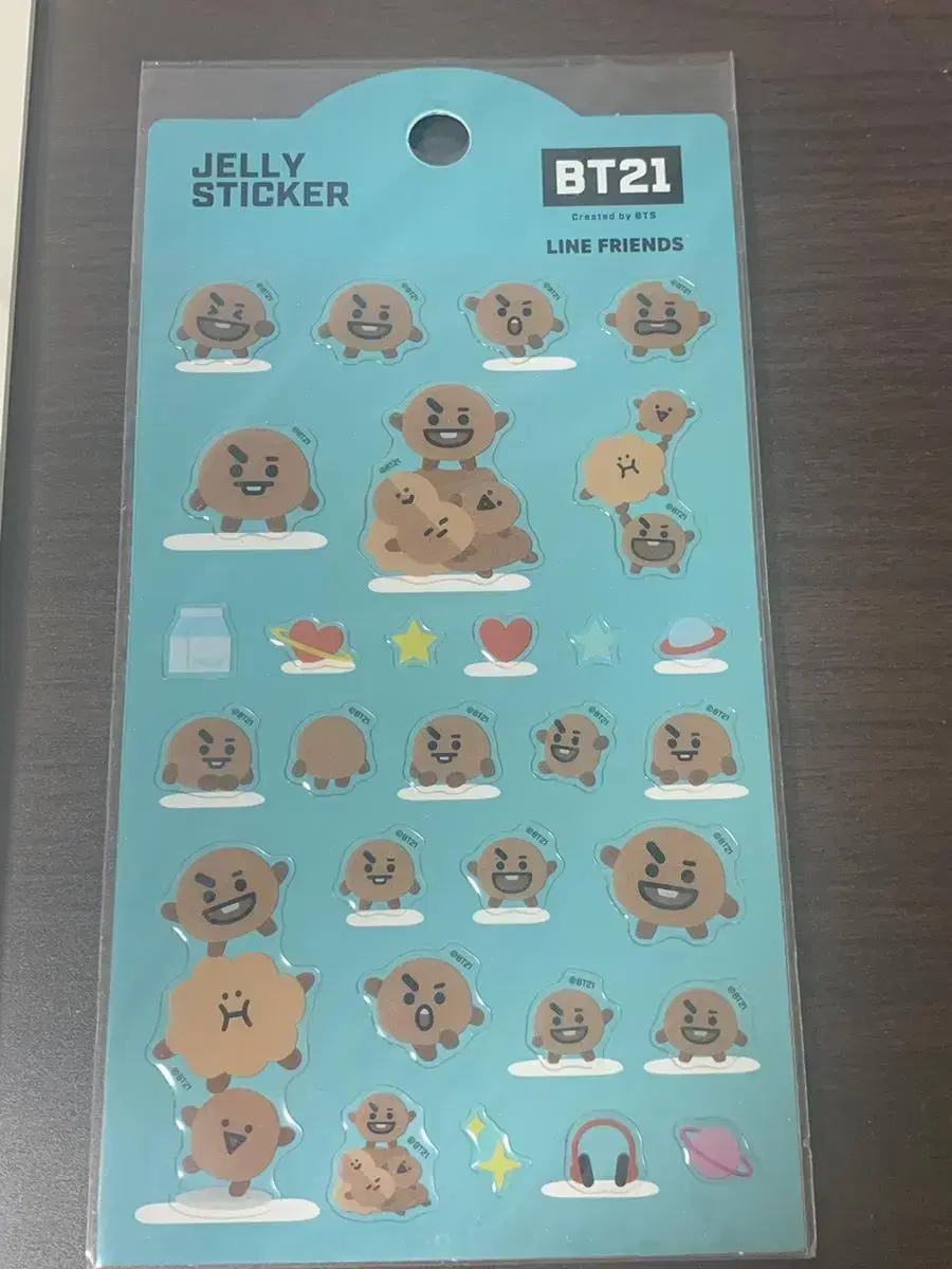 방탄 BT21 슈키 젤리스티커