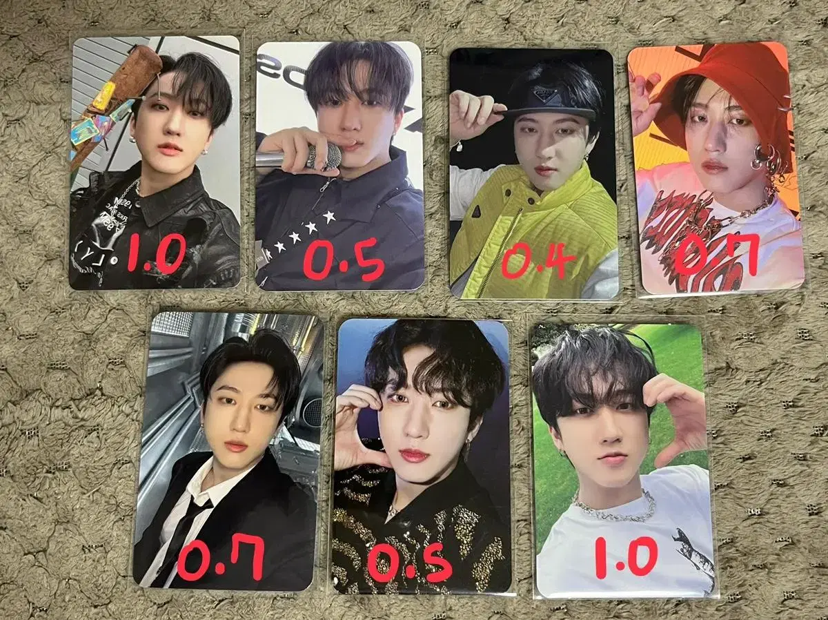 Straykids skz seo changbin changbin Special FiveStar unreleased photocard photocard Special