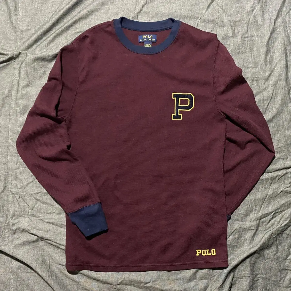 POLO RL L/S Thermal Sleepwear Sz M