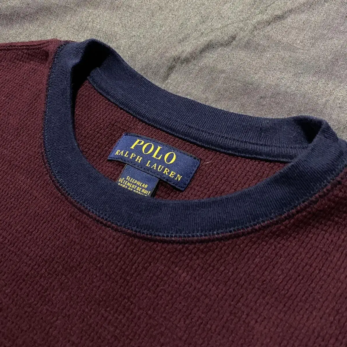 POLO RL L/S Thermal Sleepwear Sz M