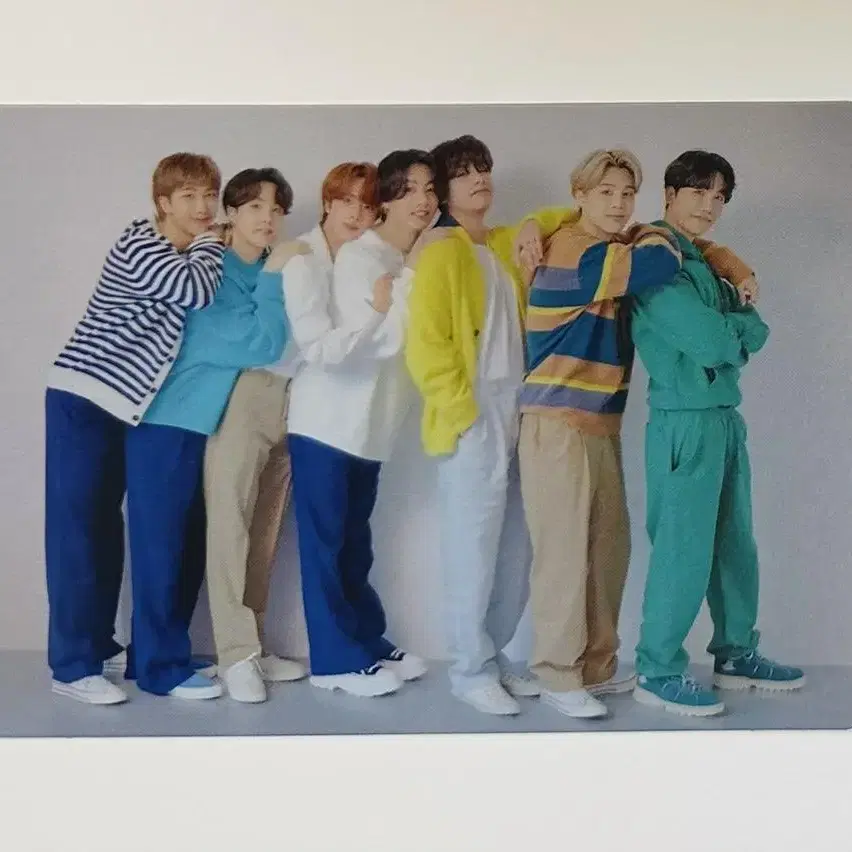 방탄 인더숲 단체포카 웰컴기프트 bts inthesoop pc