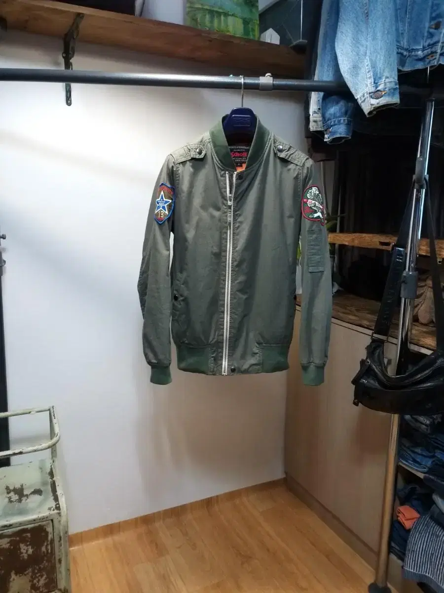 Schott Schott Patch Aviation Jacket . S