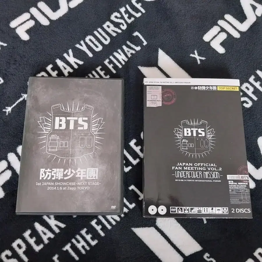 (하자X)방탄 일본 dvd 1기 쇼케이스, 2기 팬미팅 언더커버미션