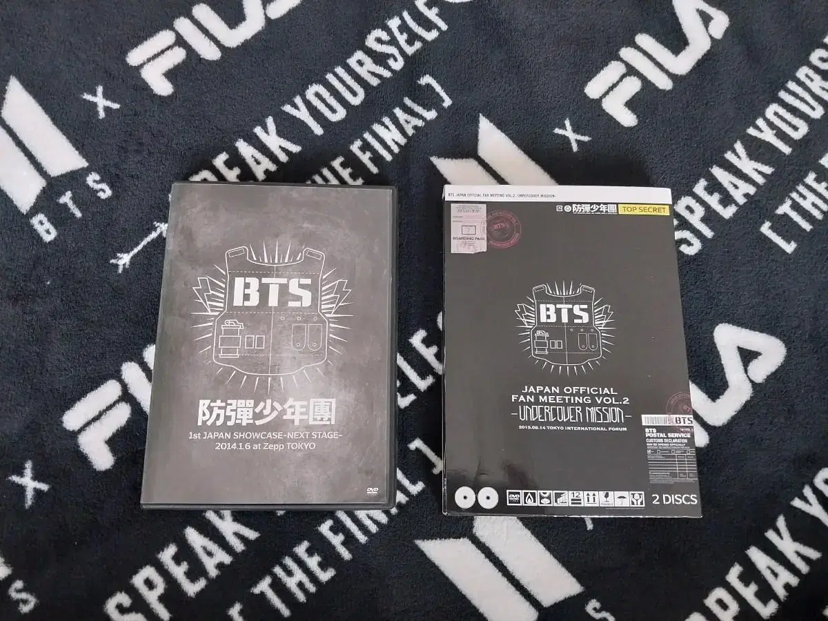 (하자X)방탄 일본 dvd 1기 쇼케이스, 2기 팬미팅 언더커버미션