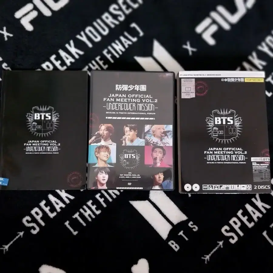 (하자X)방탄 일본 dvd 1기 쇼케이스, 2기 팬미팅 언더커버미션