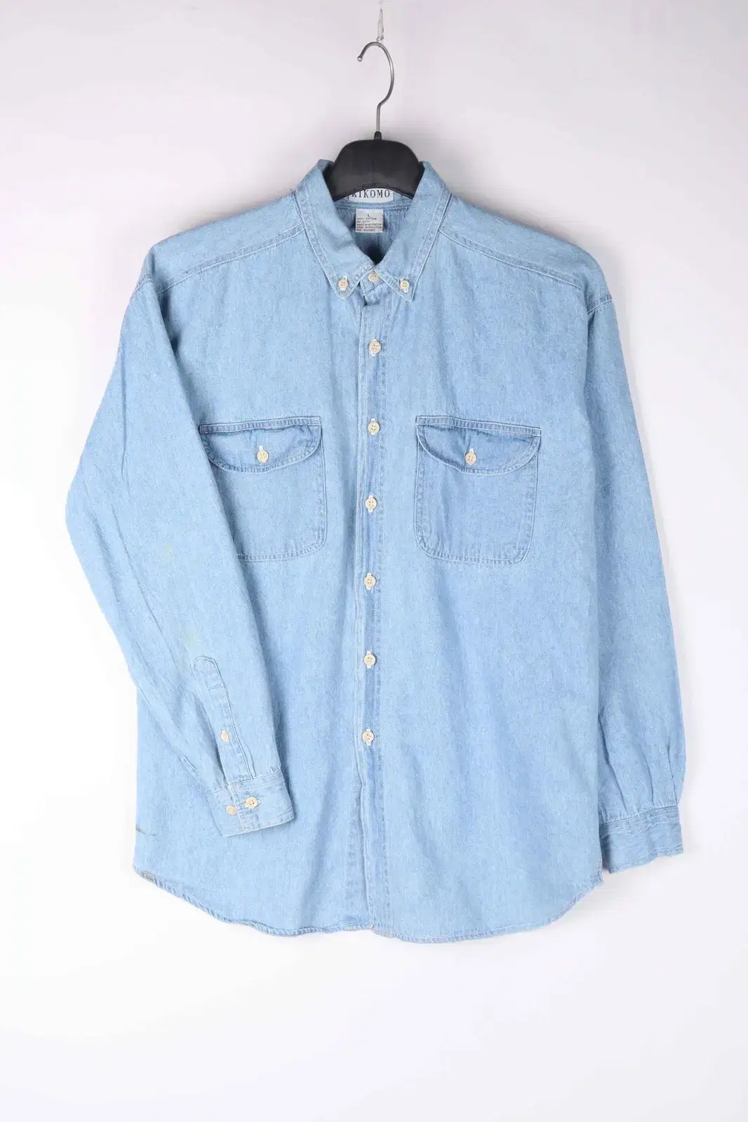 [L] Kikomo Long Sleeve Denim Shirt