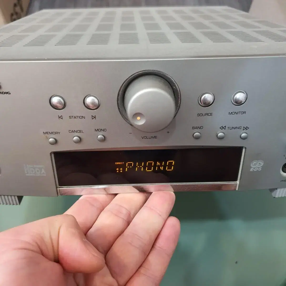 독일제조 grundig fine arts m100-R 스테레오 리시버앰프