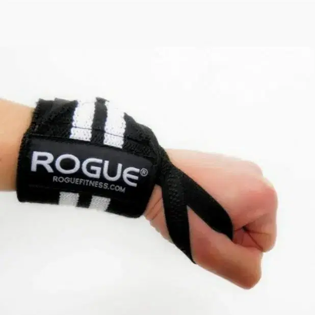 로그피트니스 손목아대 Black White 18인치 rogue wrist