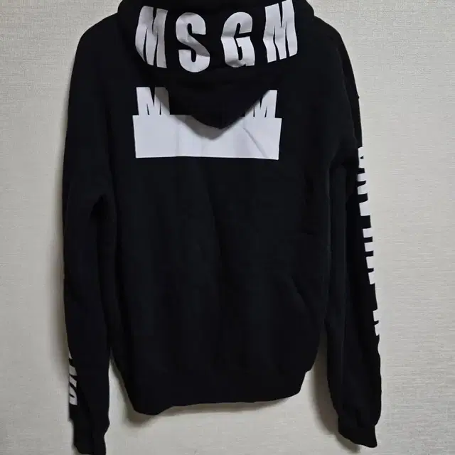 MSGM 멀티로고 기모 후드티S