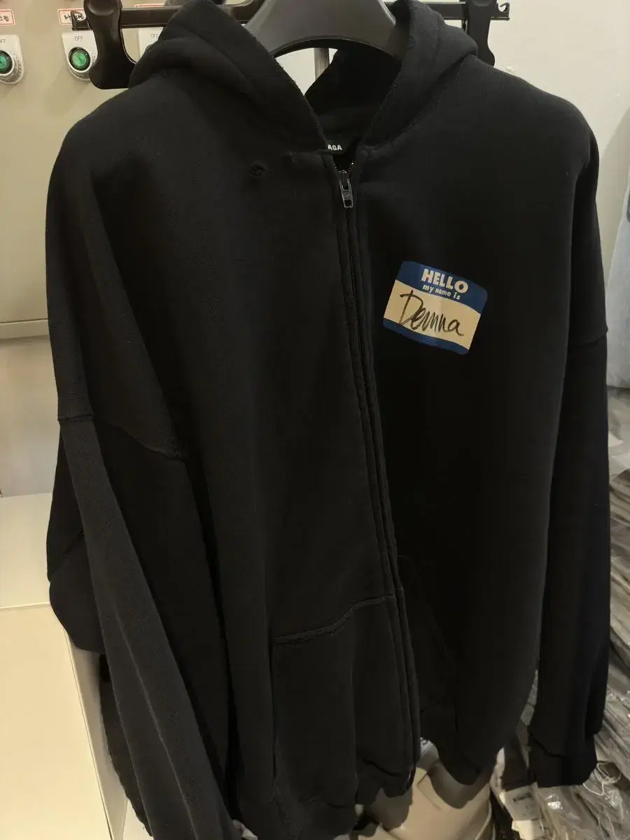 [S] Balenciaga Hello Demna Hoodie Zip Up