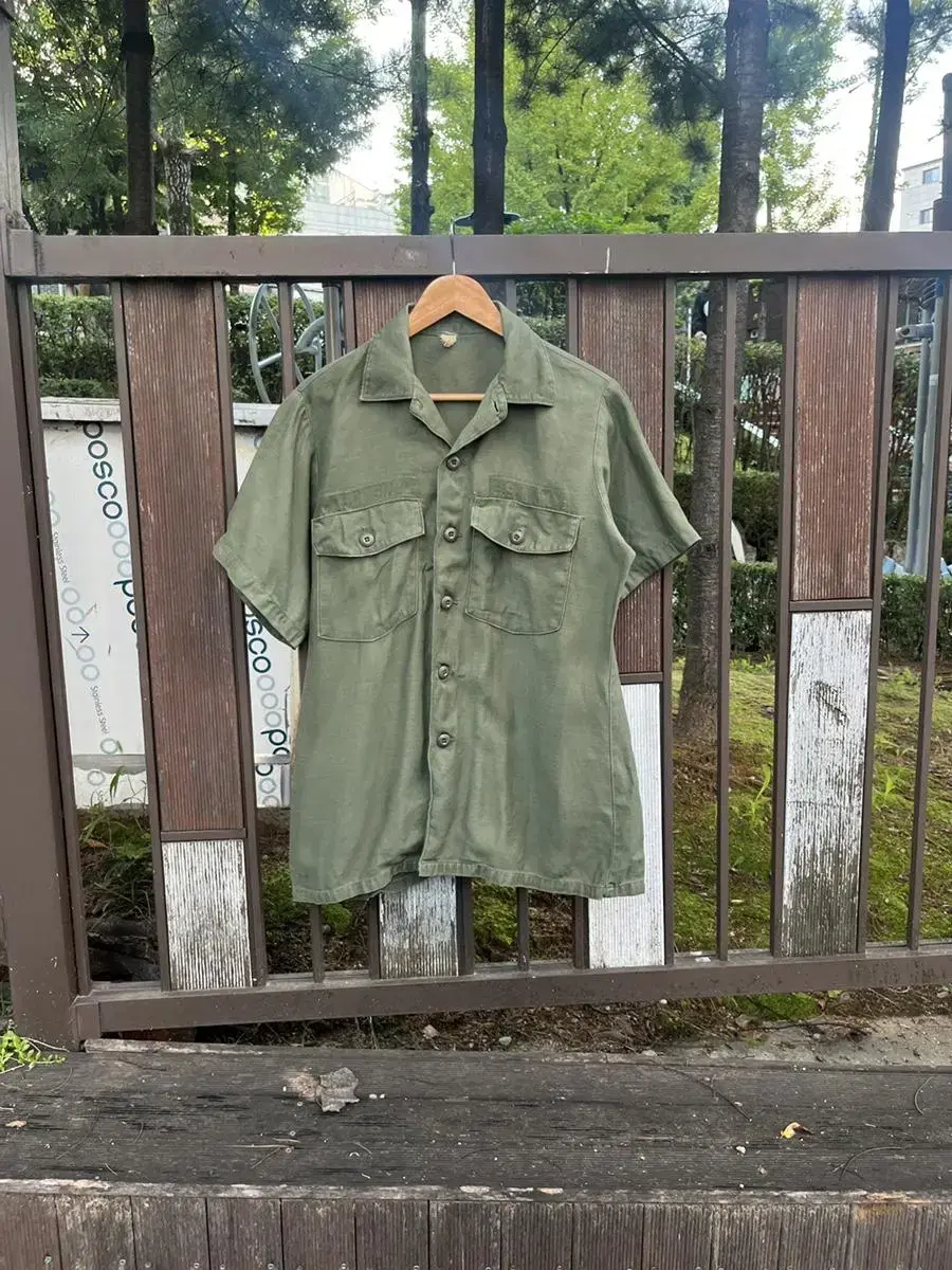 60s US ARMY OG107 Vintage US Army Military Shirt