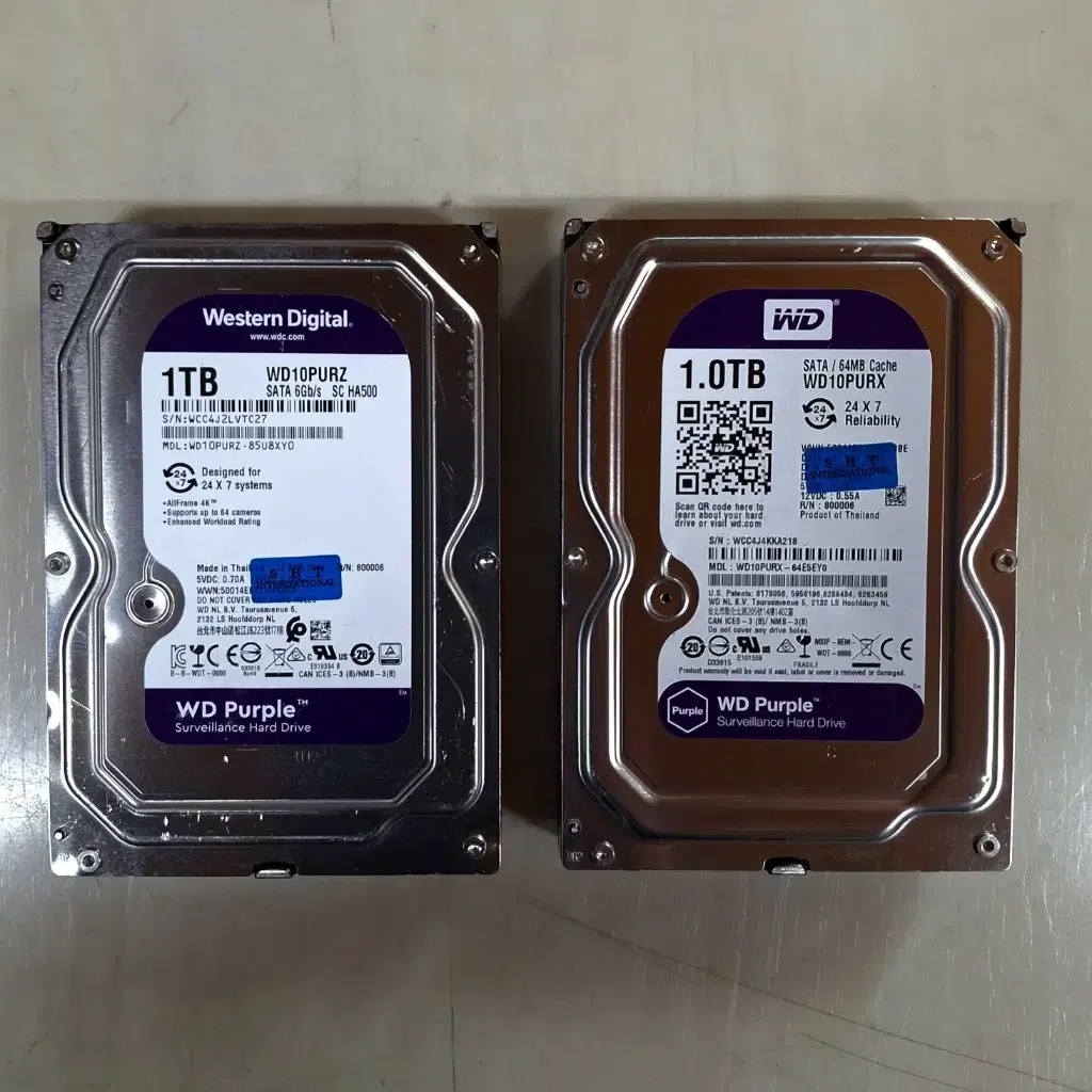 WD PUPLE HDD (하드) 1TB 3.5인치 CCTV용