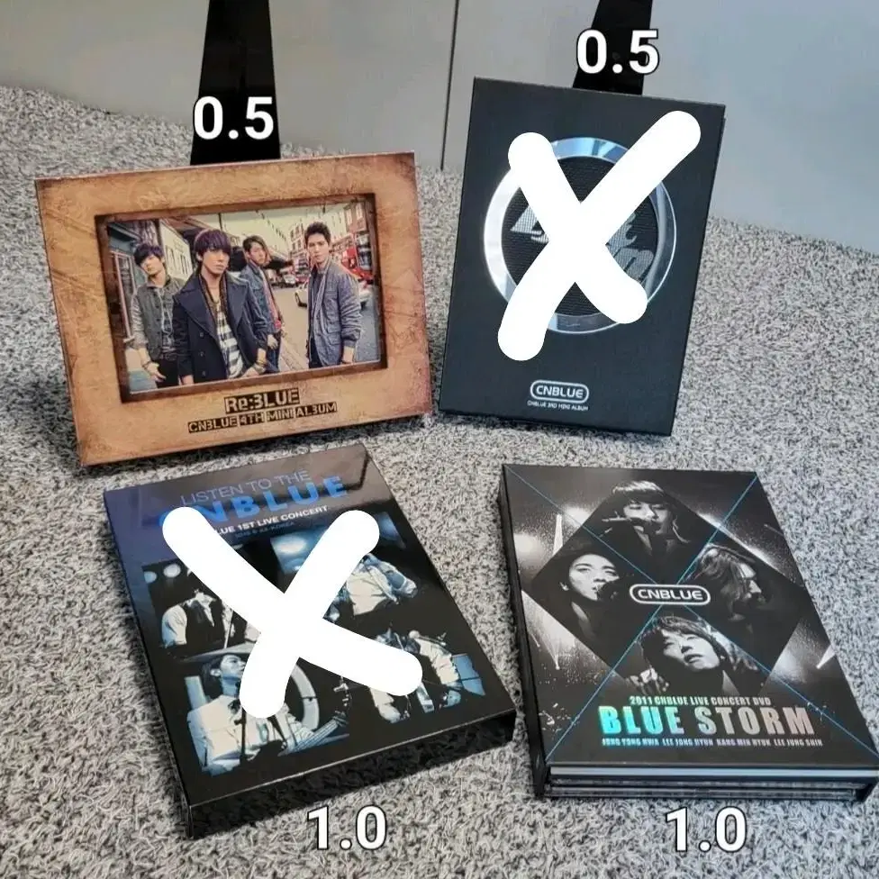 씨엔블루(CNBLUE) 앨범 , 콘서트 DVD 일괄 판매 (2개)