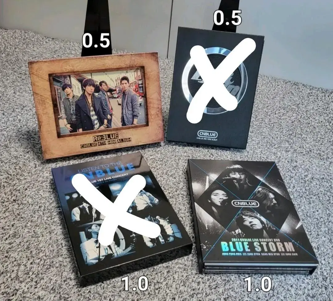 씨엔블루(CNBLUE) 앨범 , 콘서트 DVD 일괄 판매 (2개)