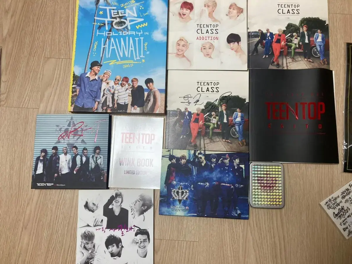 Teen Top sign album I sell photo books.