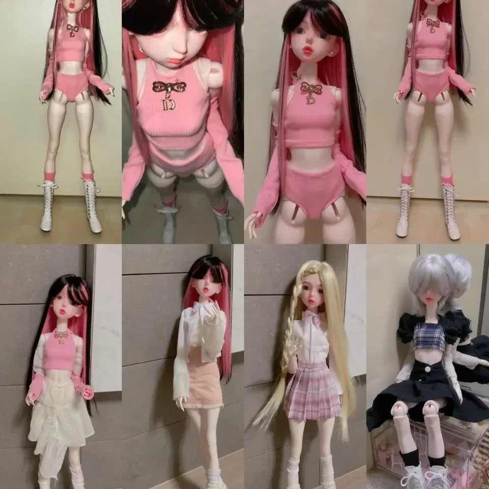 가격내림)bjd 구체관절인형 바디 59cm 구관물품 구관가발 구관옷 안구