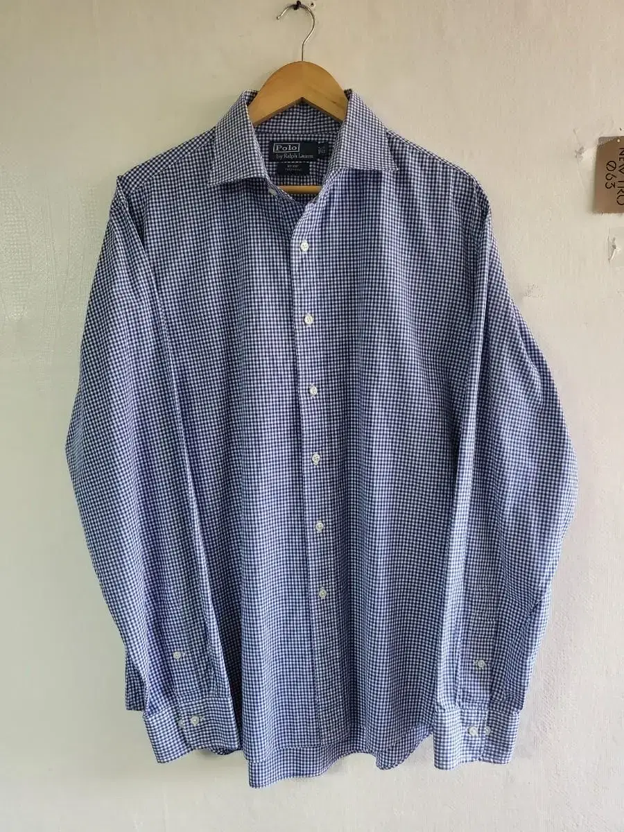 Polo Ralph Lauren Formal Shirt Plaid Long Sleeve 17,1/2(3XL, 120)