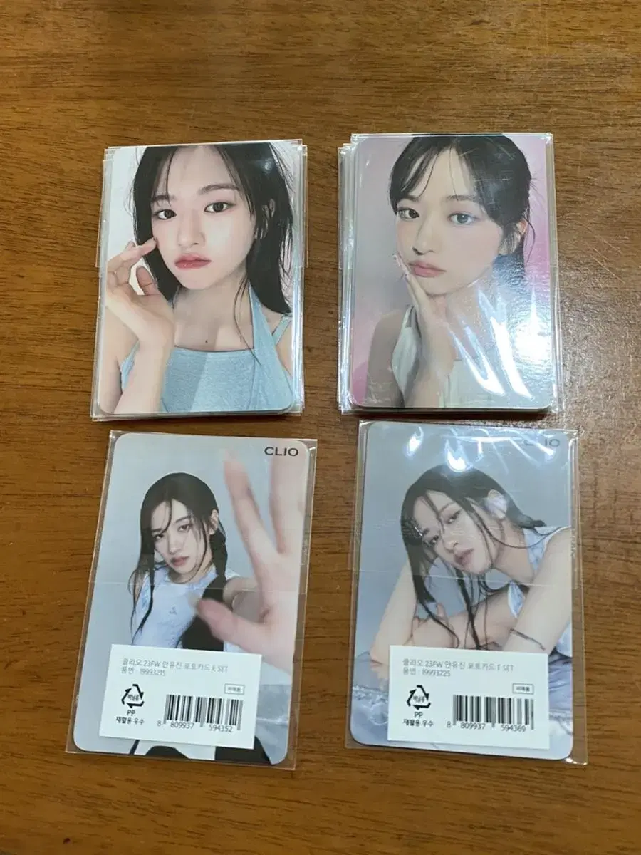 E+F set of 4) ive yujin Clio photocard Photocard