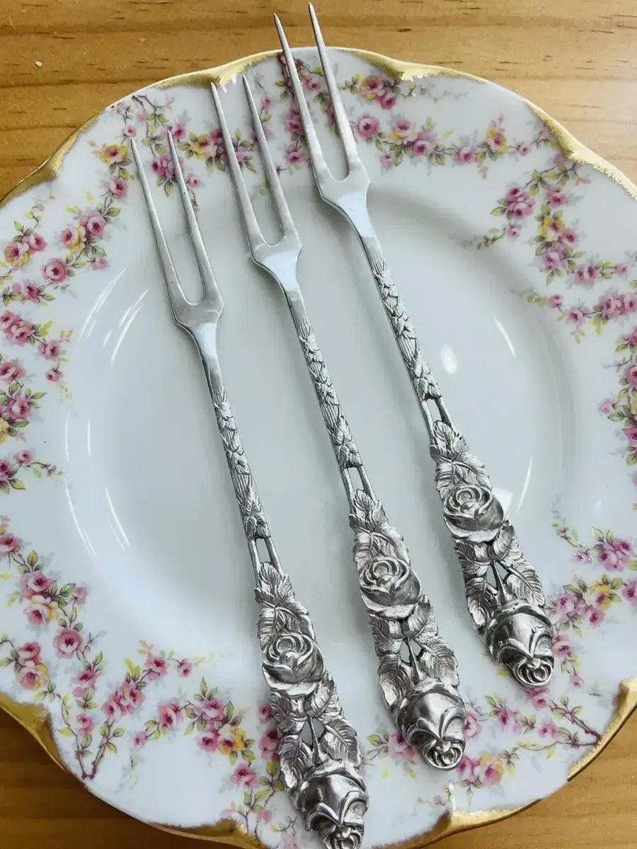 Silver800 Hildesheimer Rose Olive Fork