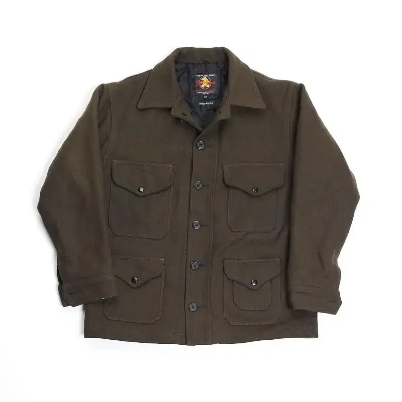 (M) Golden Bear Olive Hunting Jacket