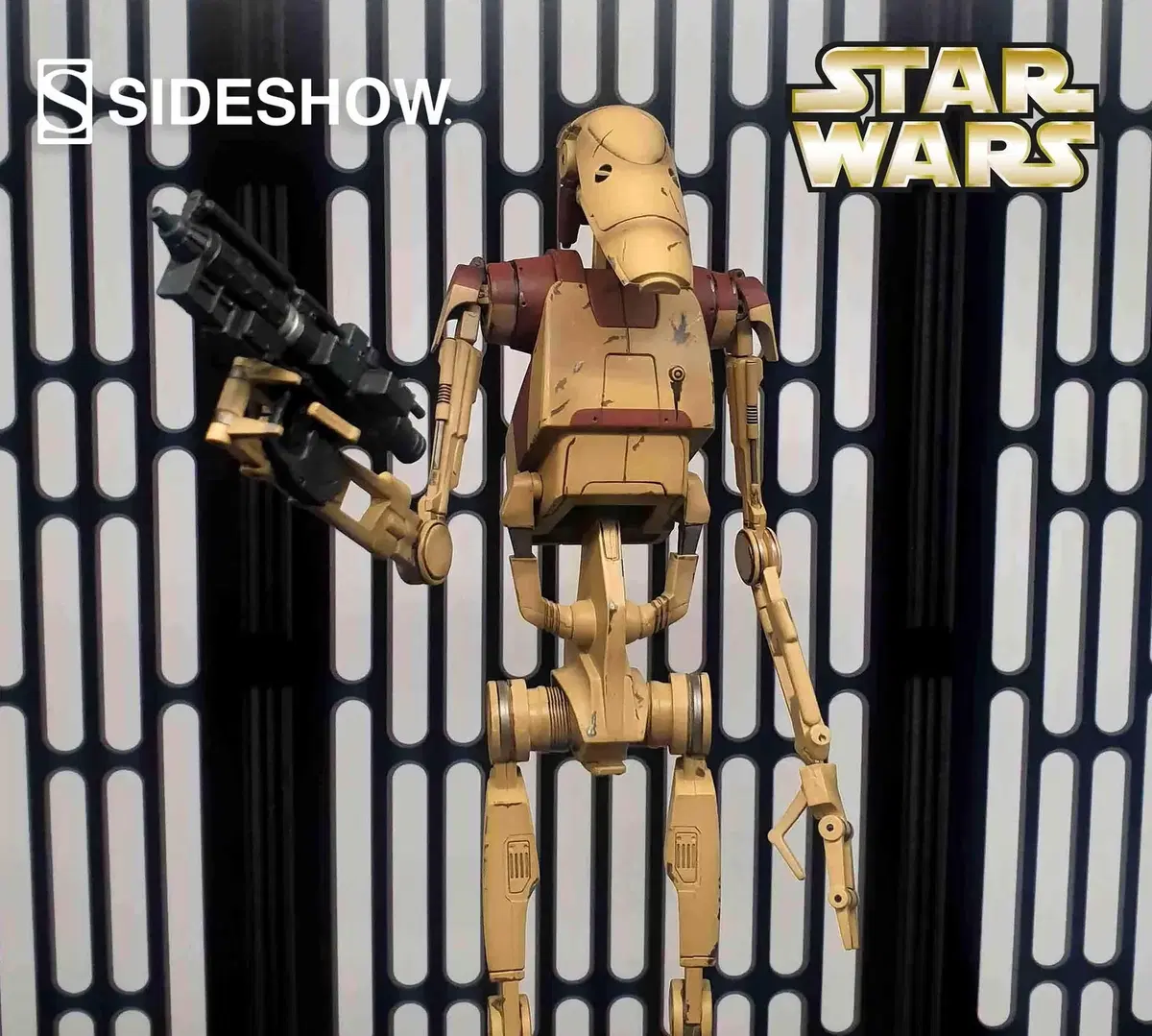 Sideshow Star Wars Security Battle Droid Damage Version (Hot Toys Compatible)