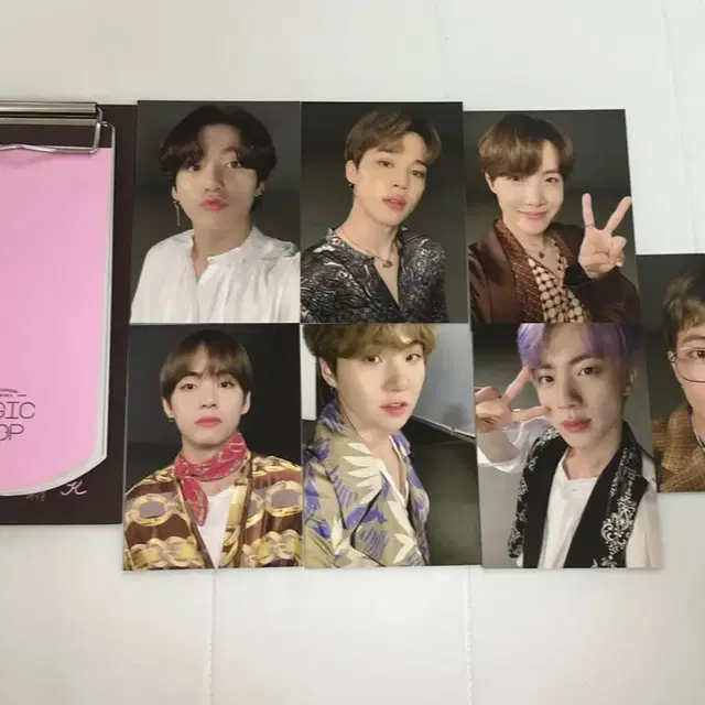 방탄소년단 bts 일본 매직샵 magicshop 일직샵 클립보드 포카양도