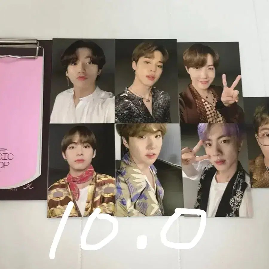 방탄소년단 bts 일본 매직샵 magicshop 일직샵 클립보드 포카양도