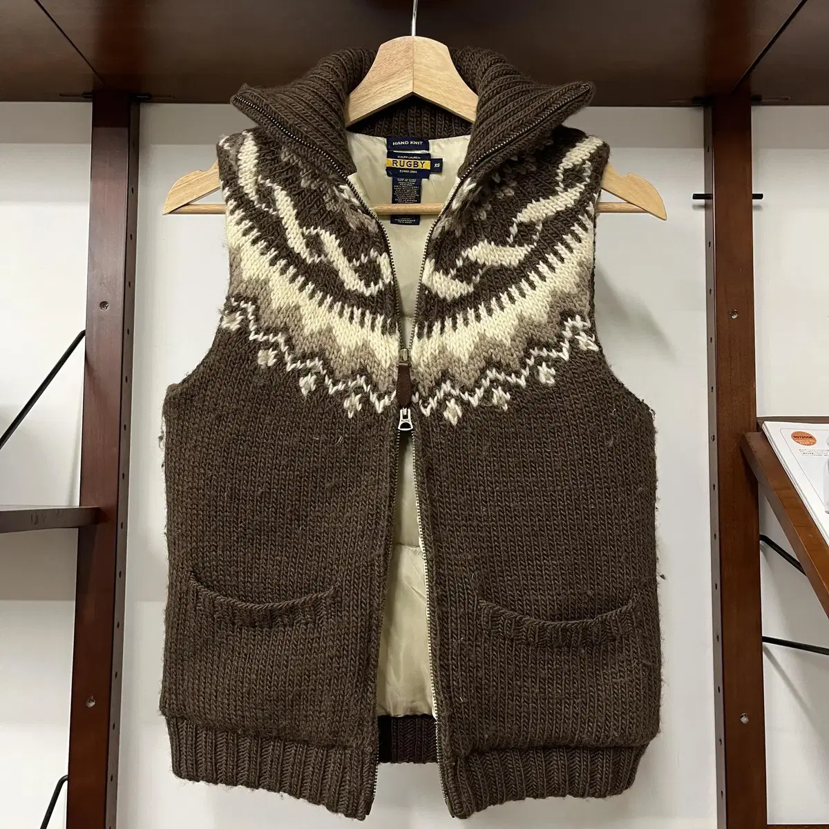 POLO RALPH LAUREN hand knit vest