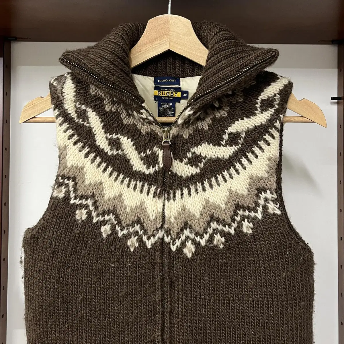 POLO RALPH LAUREN hand knit vest