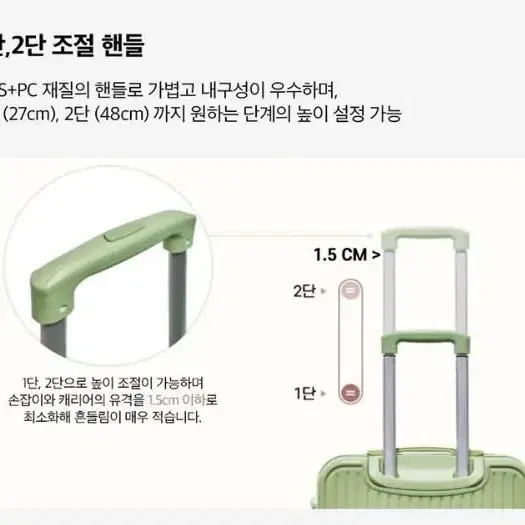 깔끔한 여행용캐리어 20인치