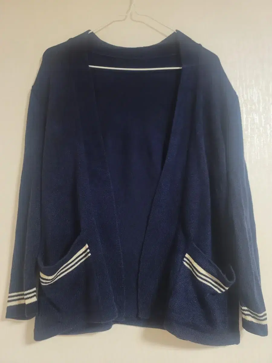 Long Sleeve Navy Cardigan