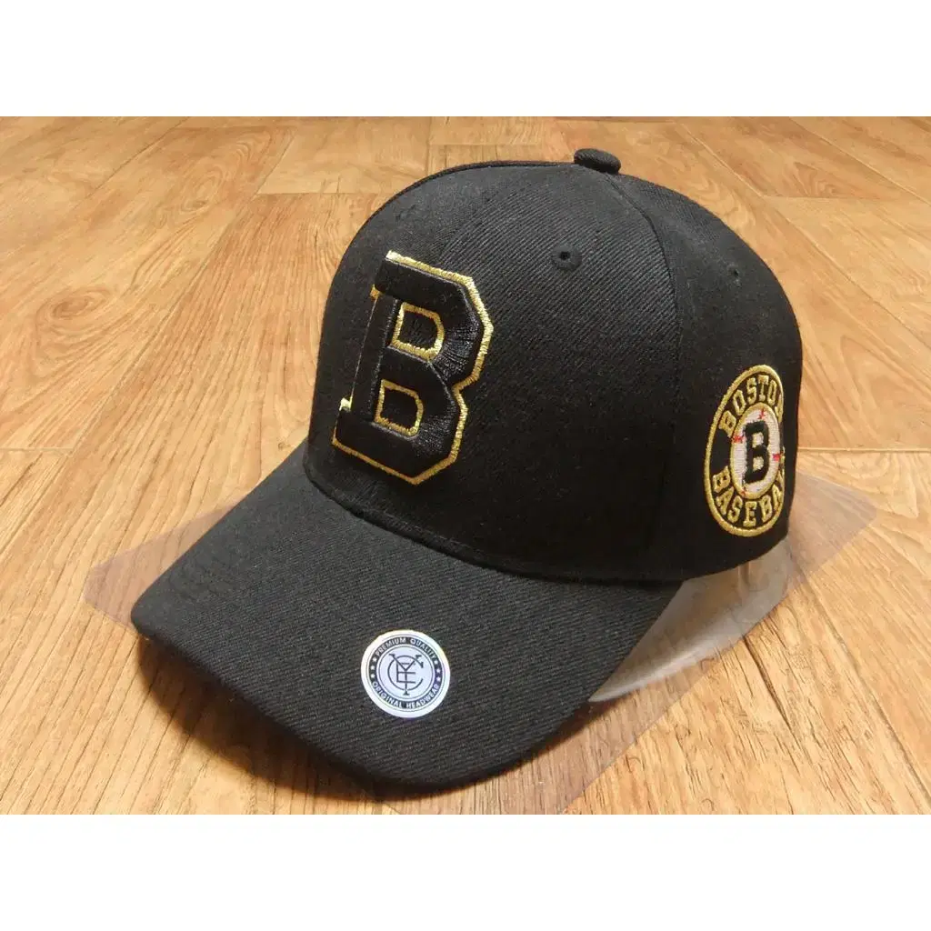 Boston B Logo Black Baseball Cap Ball Cap CEY-48-1