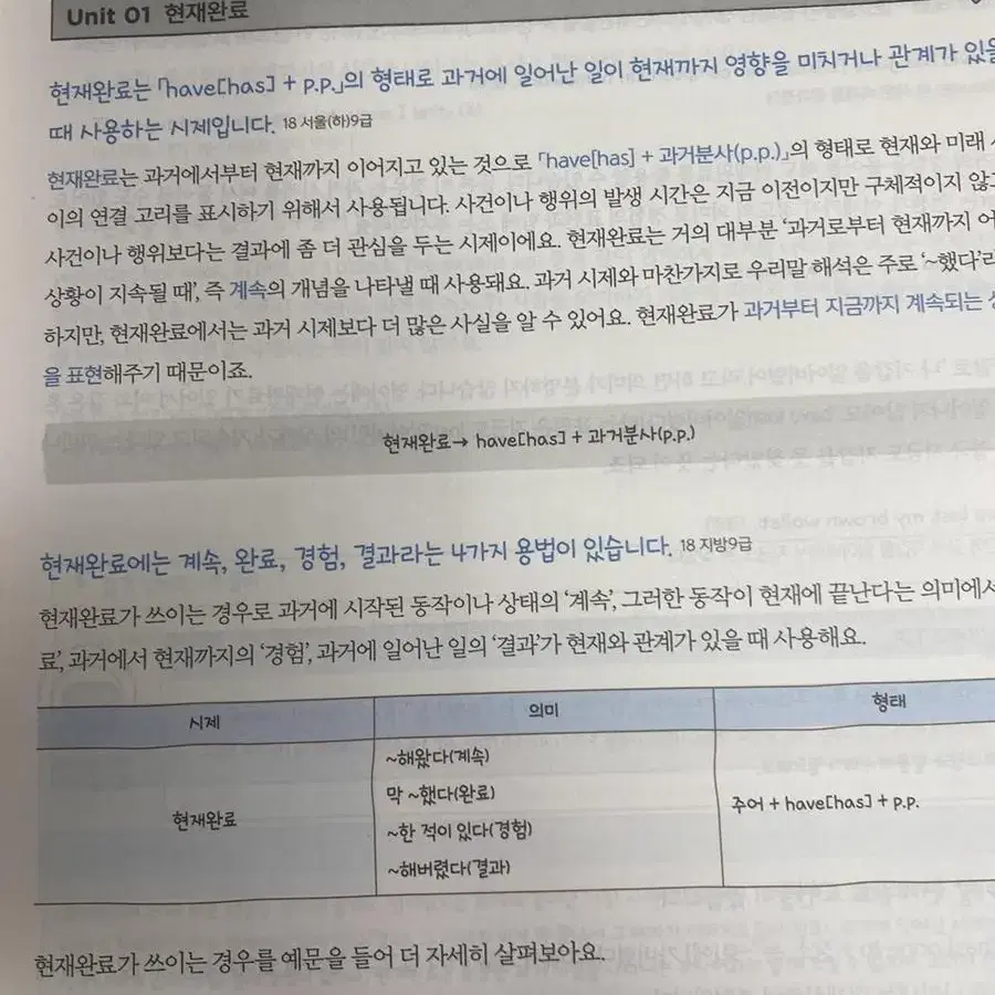 [공무원] 공단기 영어 입문서, 유형별 문제집, 필기노트 판매합니다